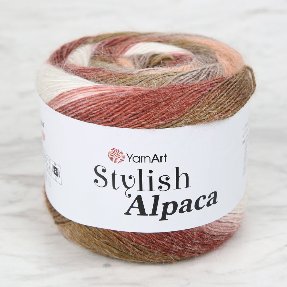 YarnArt Stylish Alpaca Ebruli El Örgü İpi - 7701